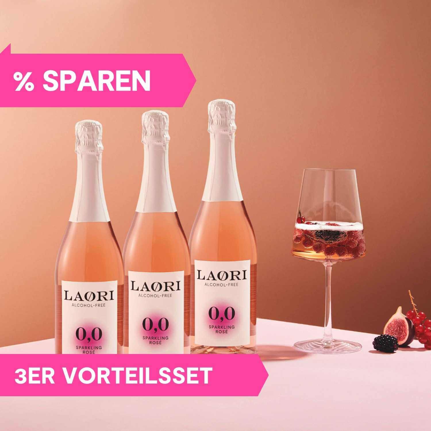 Rosé Set: 3X LAORI SPARKLING Rosé (0,75L)