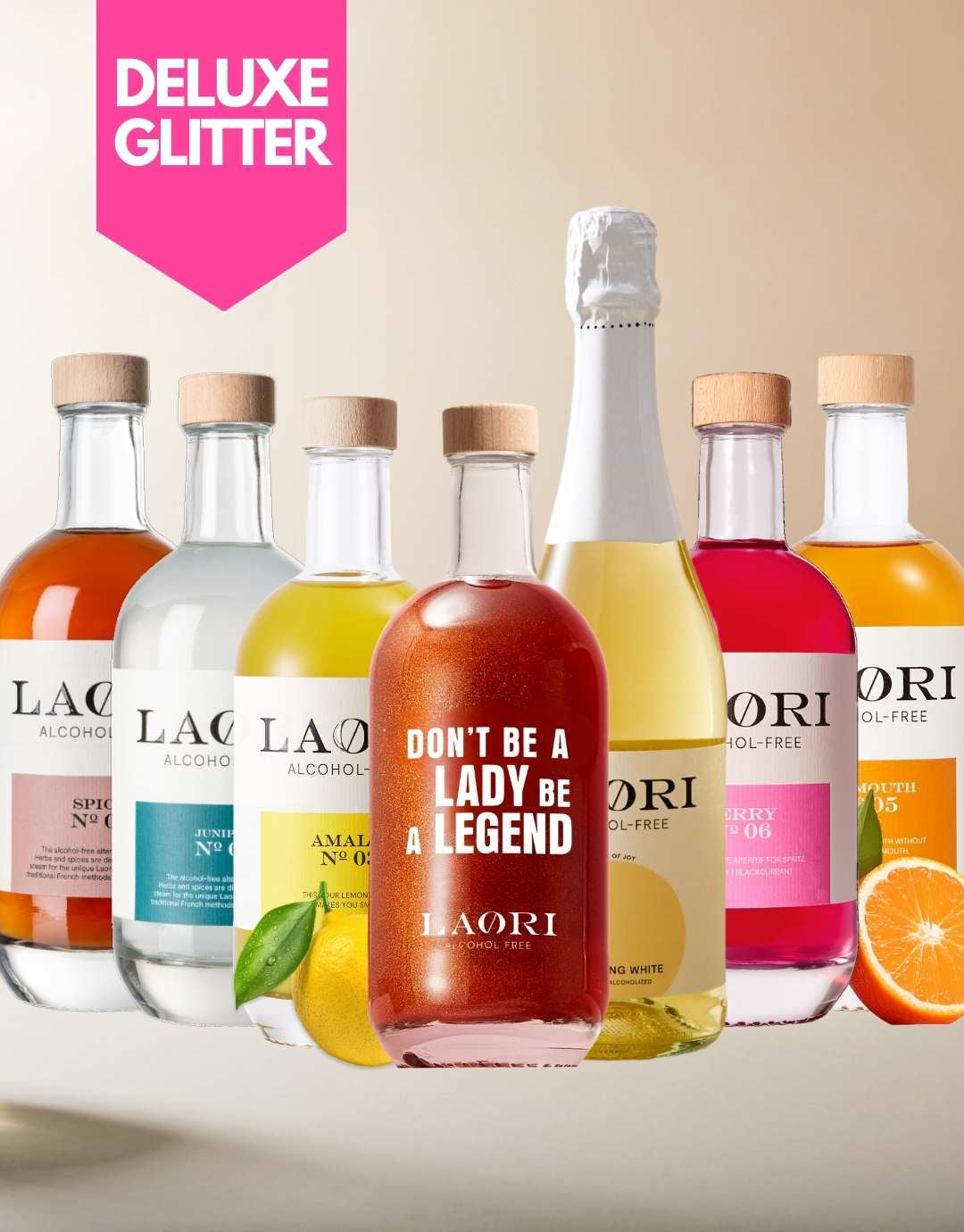 Legendary Glitzer Probierset Deluxe- Alle 7 Laori Sorten