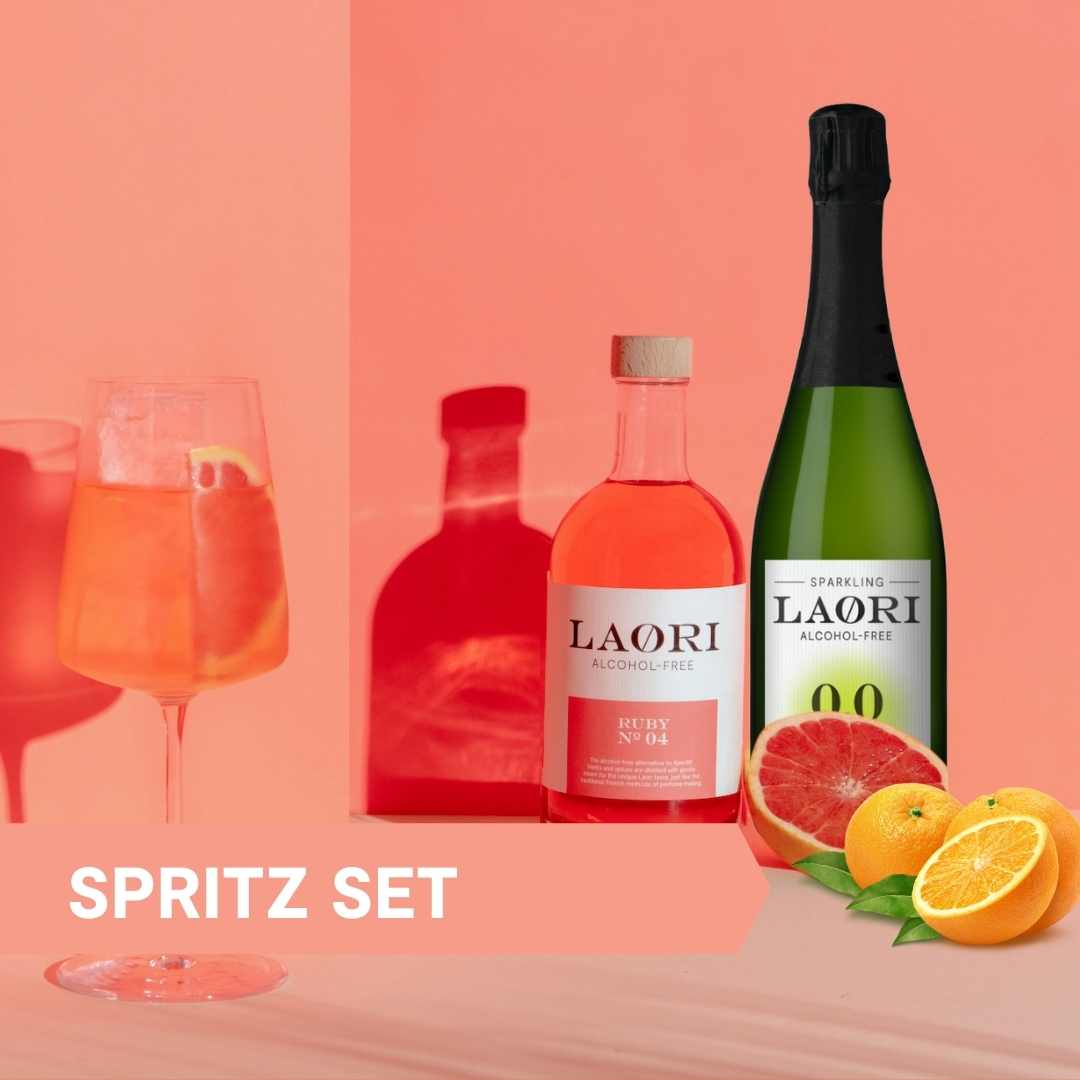 Laori Spritz Set: Laori Ruby No 4 (0,5l) + Sparkling Riesling (0,75l)