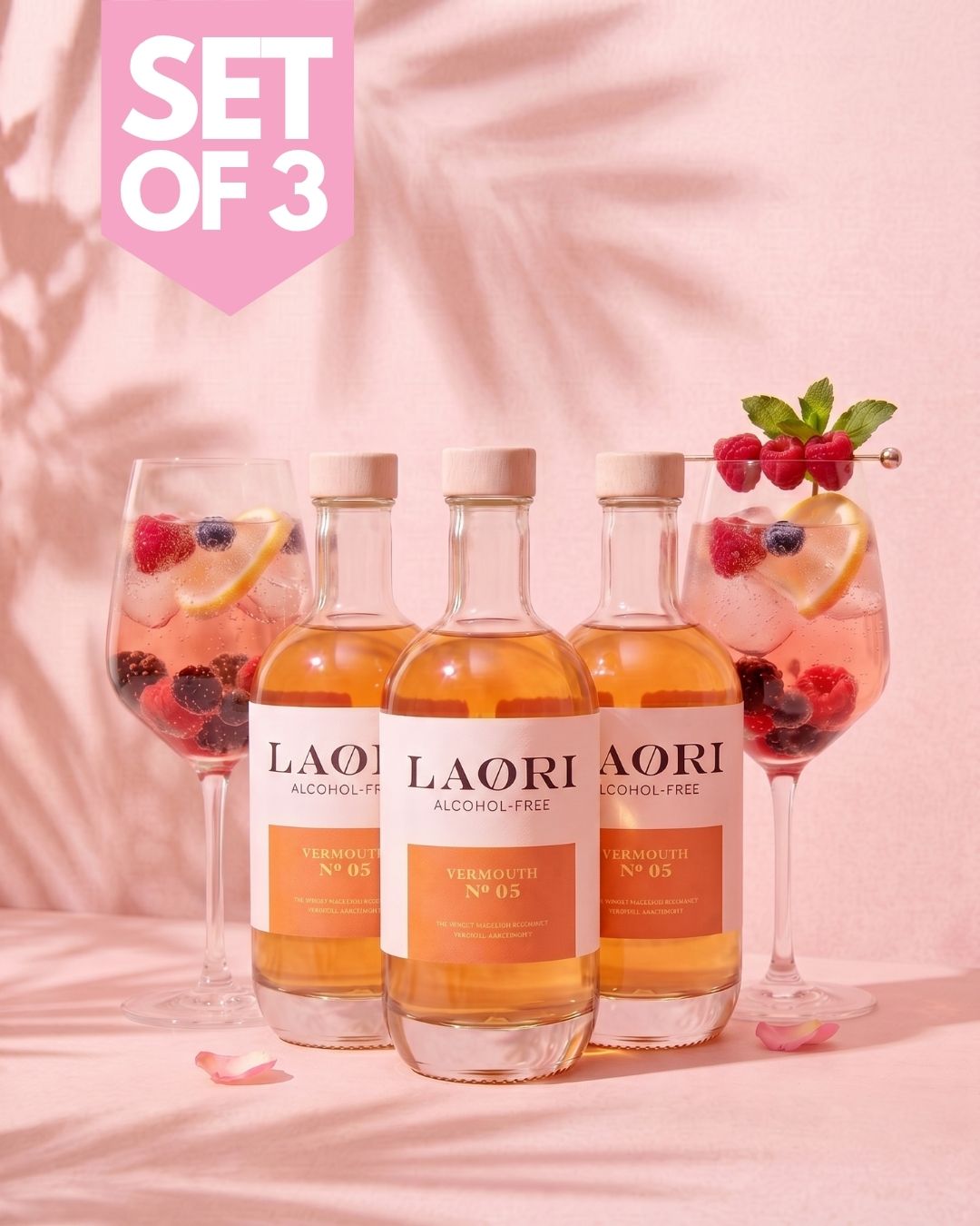 3er Set - Laori Vermouth No 5 - Weinaperitif