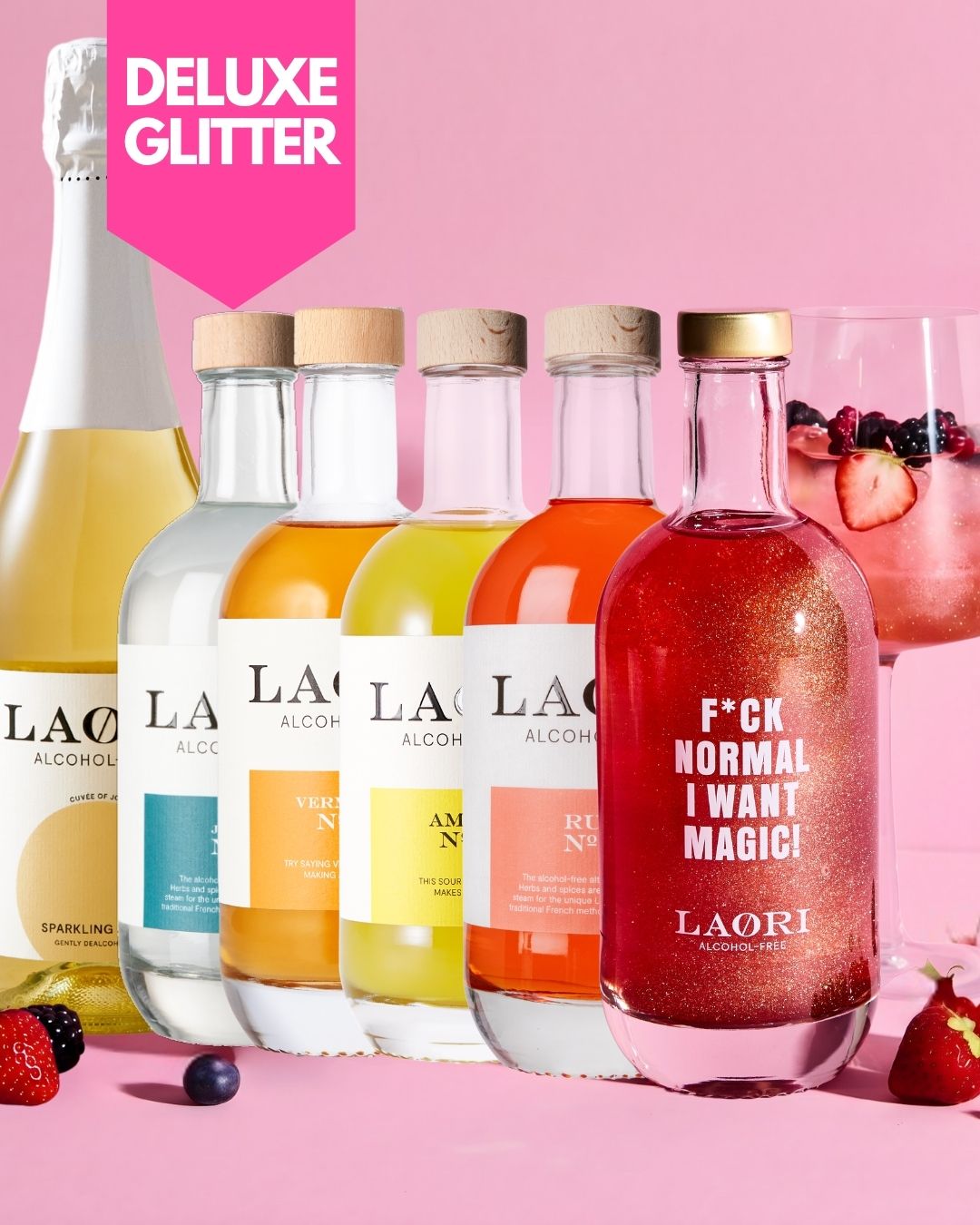 Berry Glitzer Probierset Deluxe- 7 Laori Sorten im Set