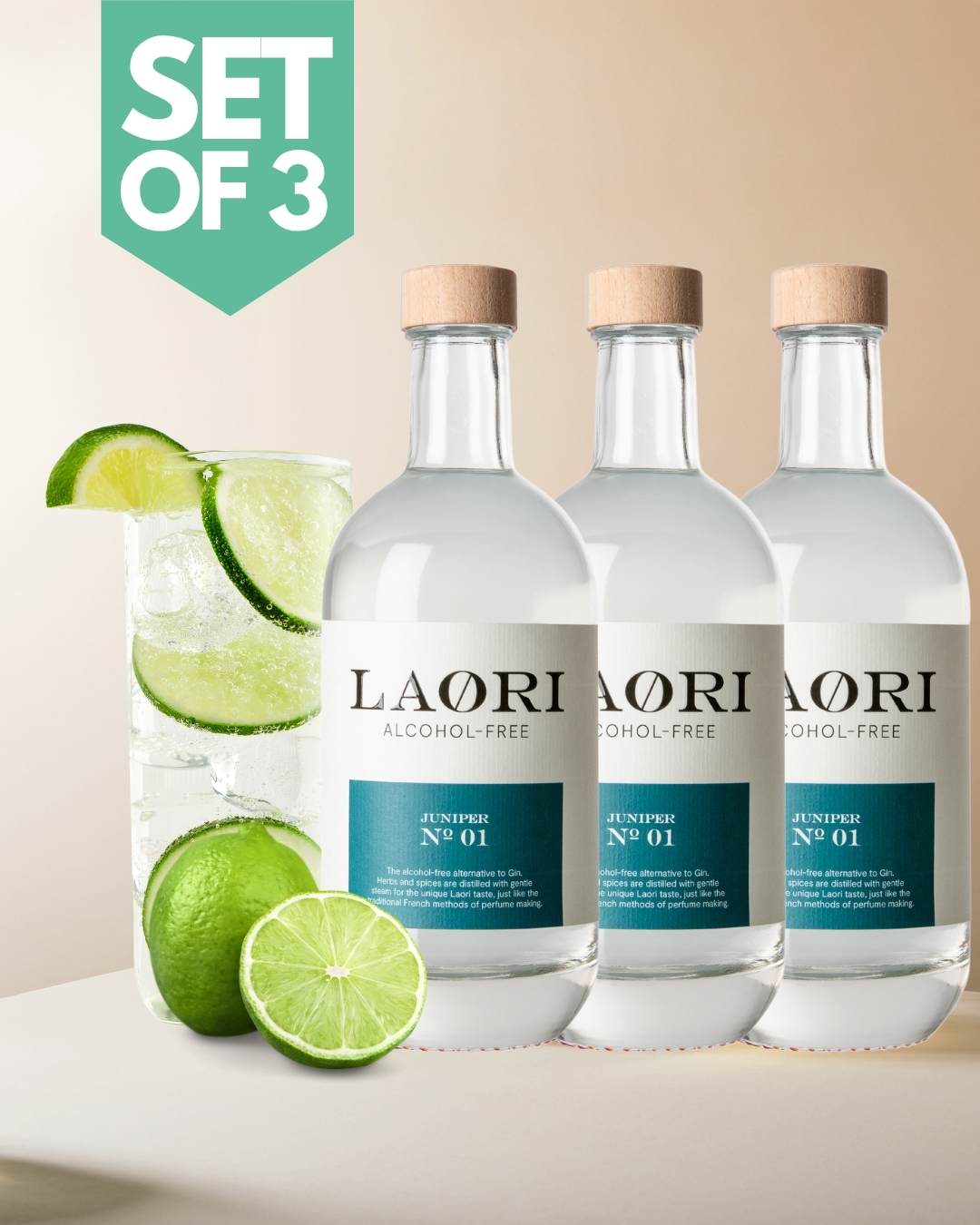 3er Set: Laori Juniper No 01 (0,5L) - Vorteilsset