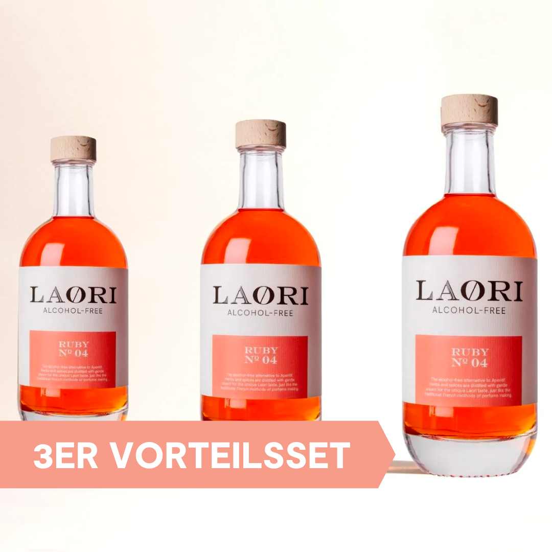 Ruby Set: 3x Laori Ruby No 04 (0,5l) - Vorteilsset