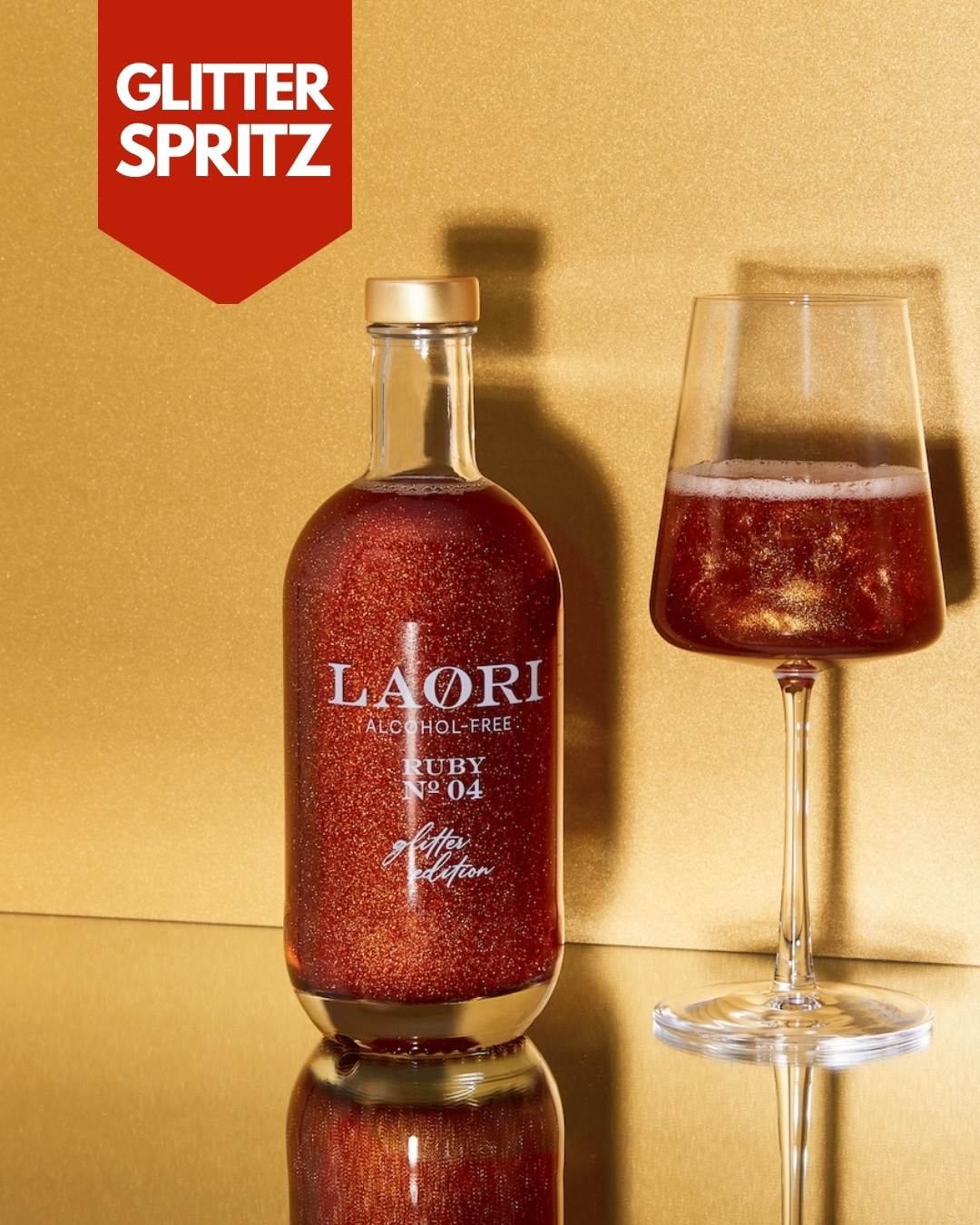 Laori Glitzer Ruby No 4 für Glitzer Spritz