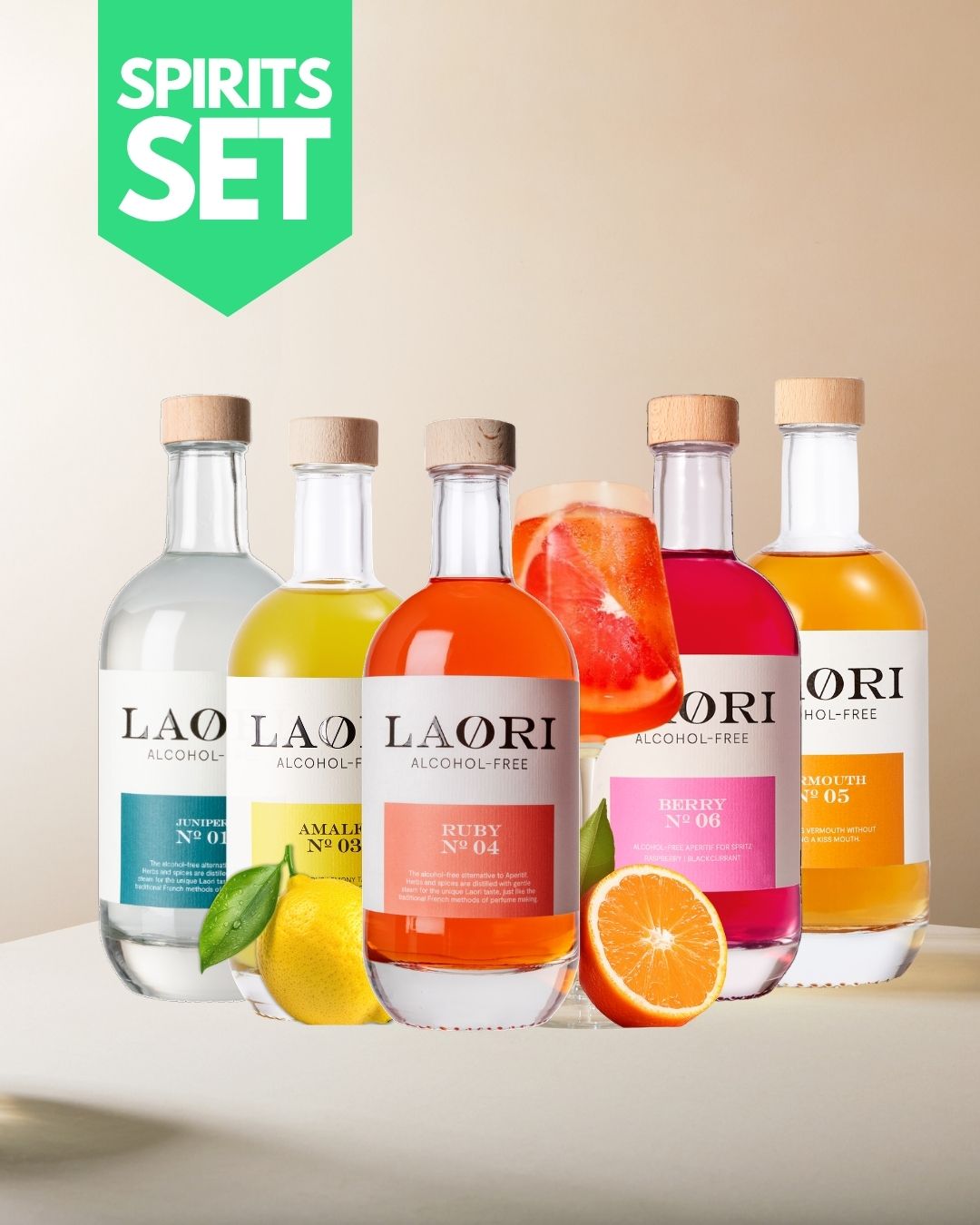 Leckeres Probierset: alle alkoholfreien Laori Alternativen
