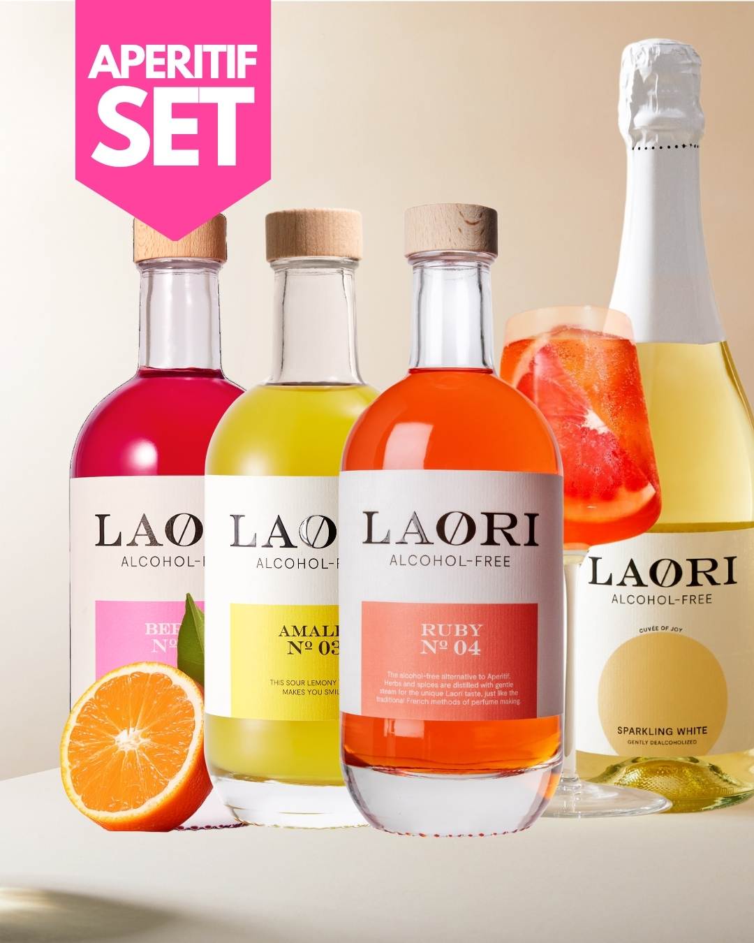 SPRITZ SET MIT AMALFI, RUBY, BERRY
