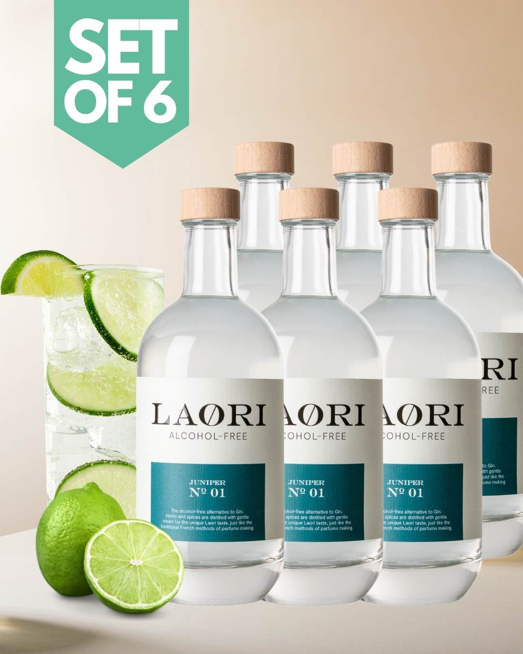 6er Set: Laori Juniper No 01 (0,5L) - Vorteilsset
