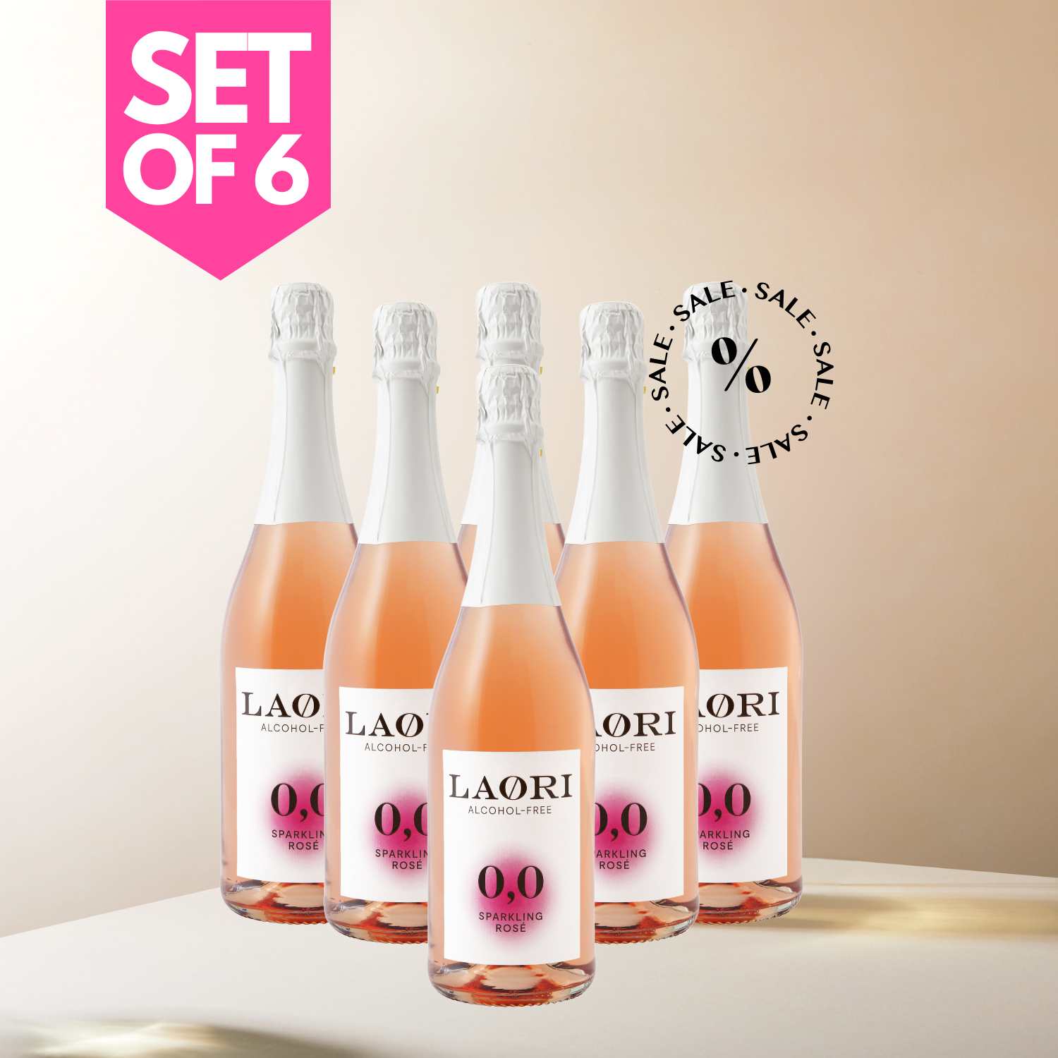Set of 6: LAORI SPARKLING Rosé