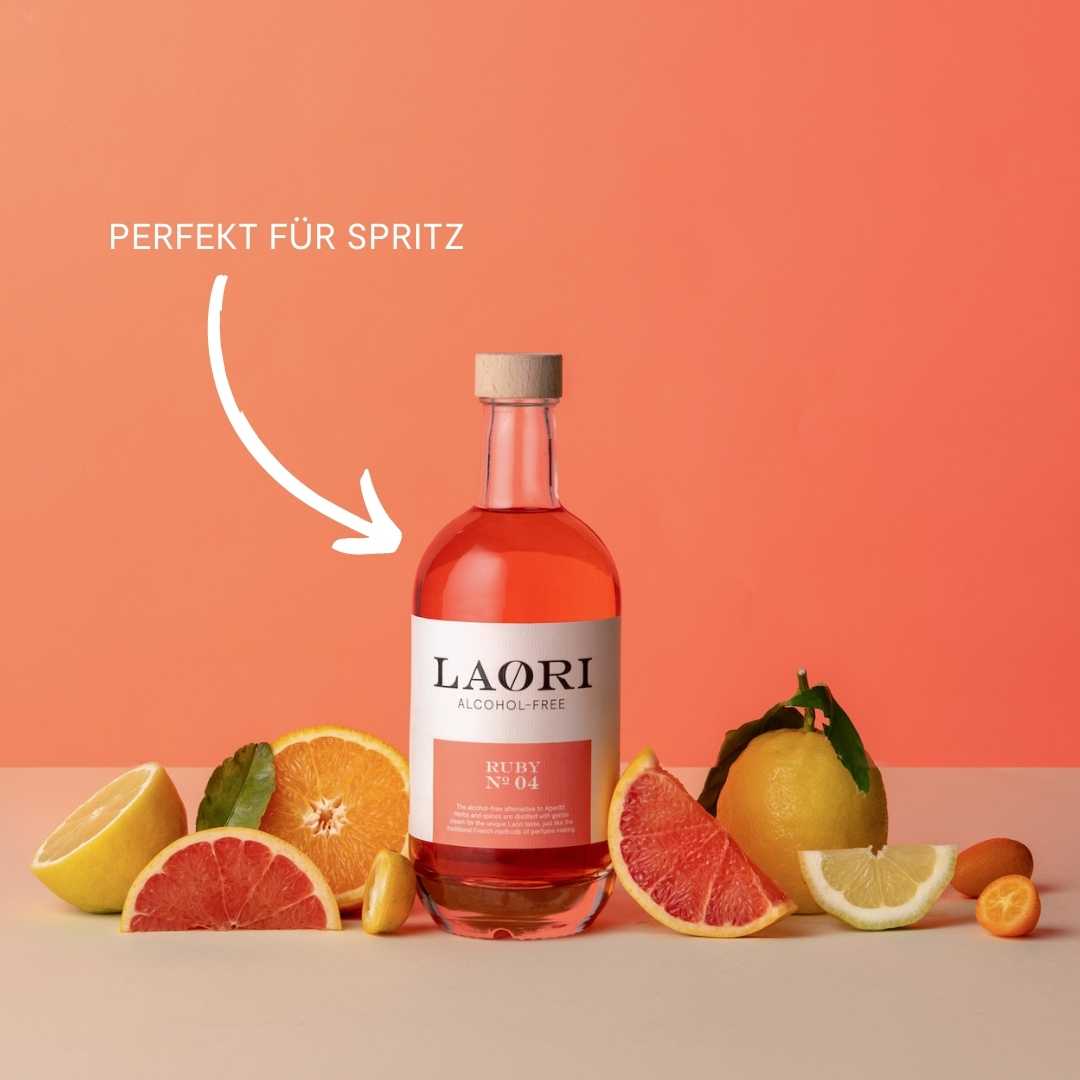 Mini PROBIERSET: Laori Ruby Mini 0,05 + GRATIS Tonic Water
