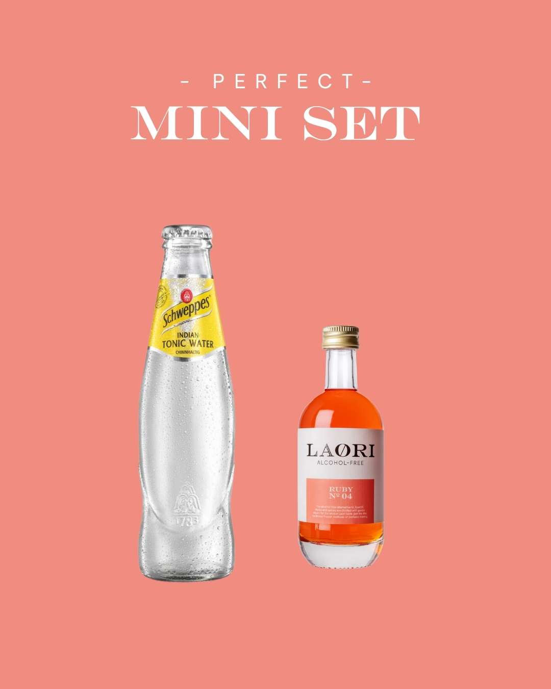 Mini PROBIERSET: Laori Ruby Mini + GRATIS Tonic Water