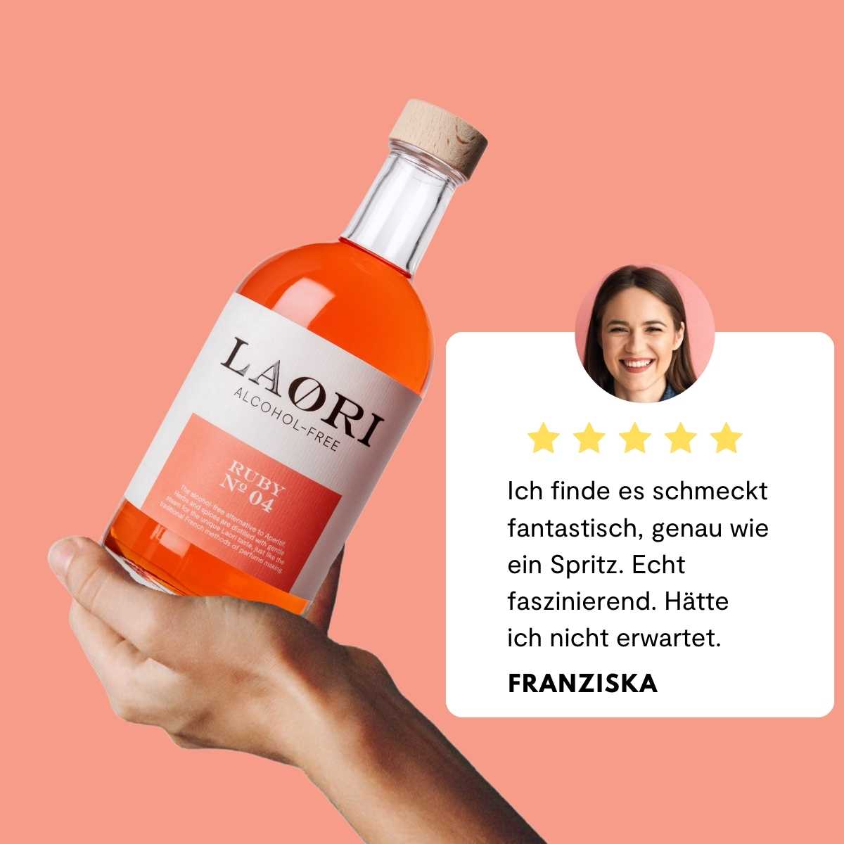 Laori Spritz Set: Laori Ruby No 4 (0,5l) + Sparkling Riesling (0,75l)