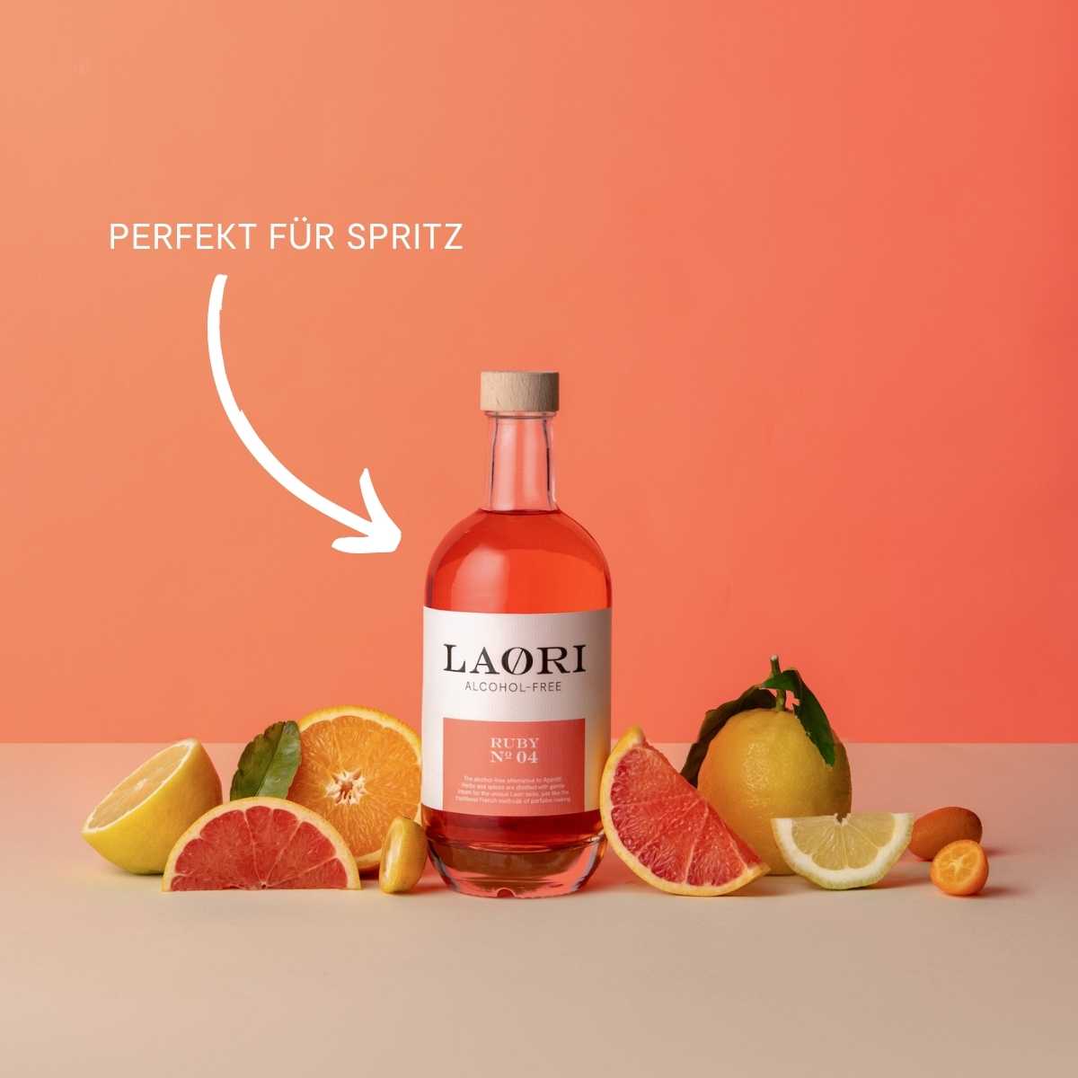 Laori Spritz Set: Laori Ruby No 4 (0,5l) + Sparkling Riesling (0,75l)