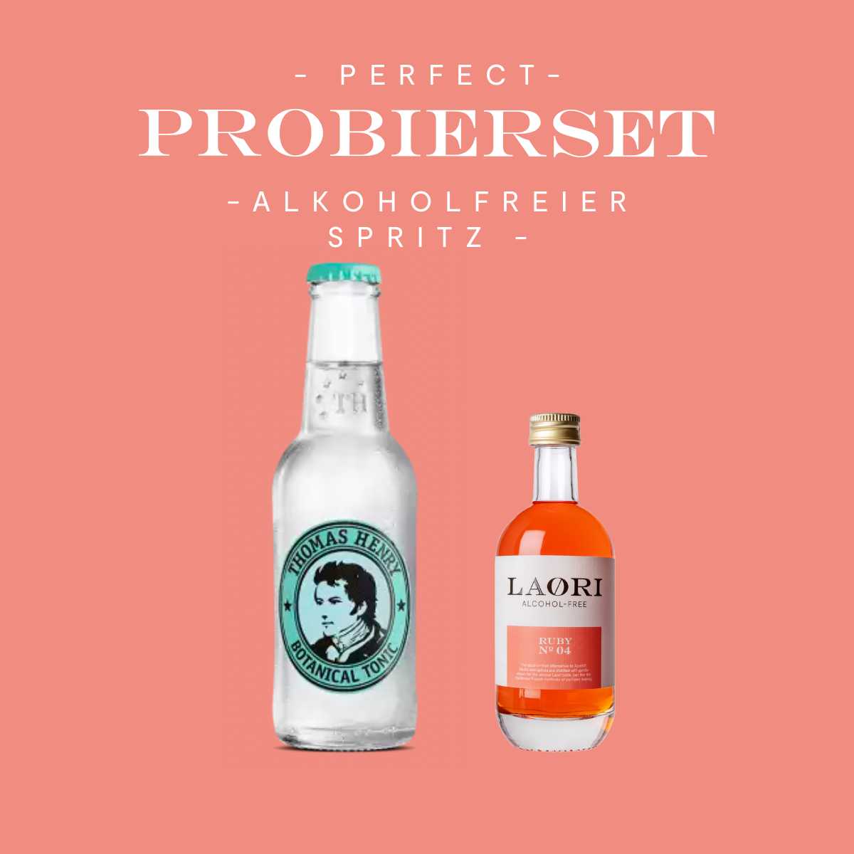 Mini PROBIERSET: Laori Ruby Mini 0,05 + GRATIS Tonic Water