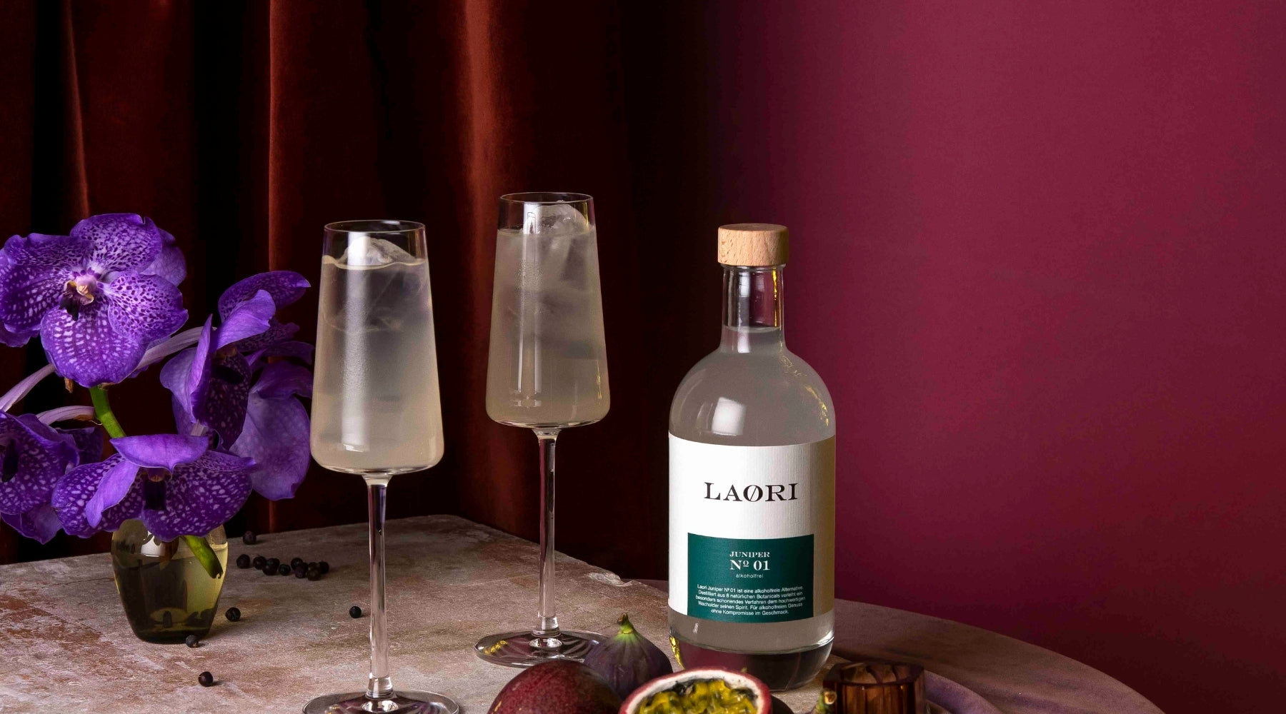 French 75 alkoholfrei mit Laori Juniper No 1