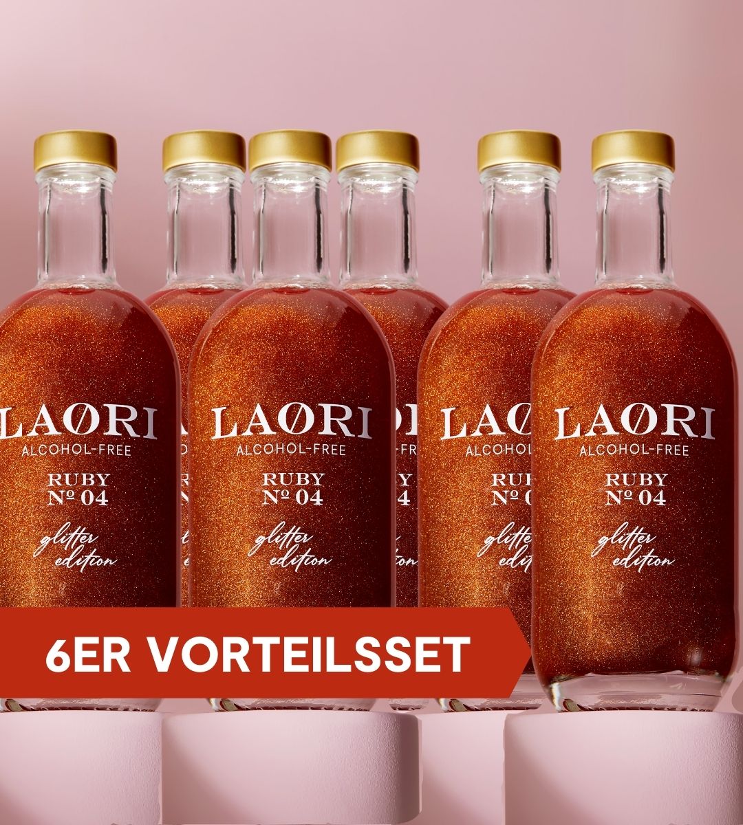 HAVE IT ALL: 6x Ruby No 4 - Limited Glitter-Edition (0,5l) - VORTEILSSET