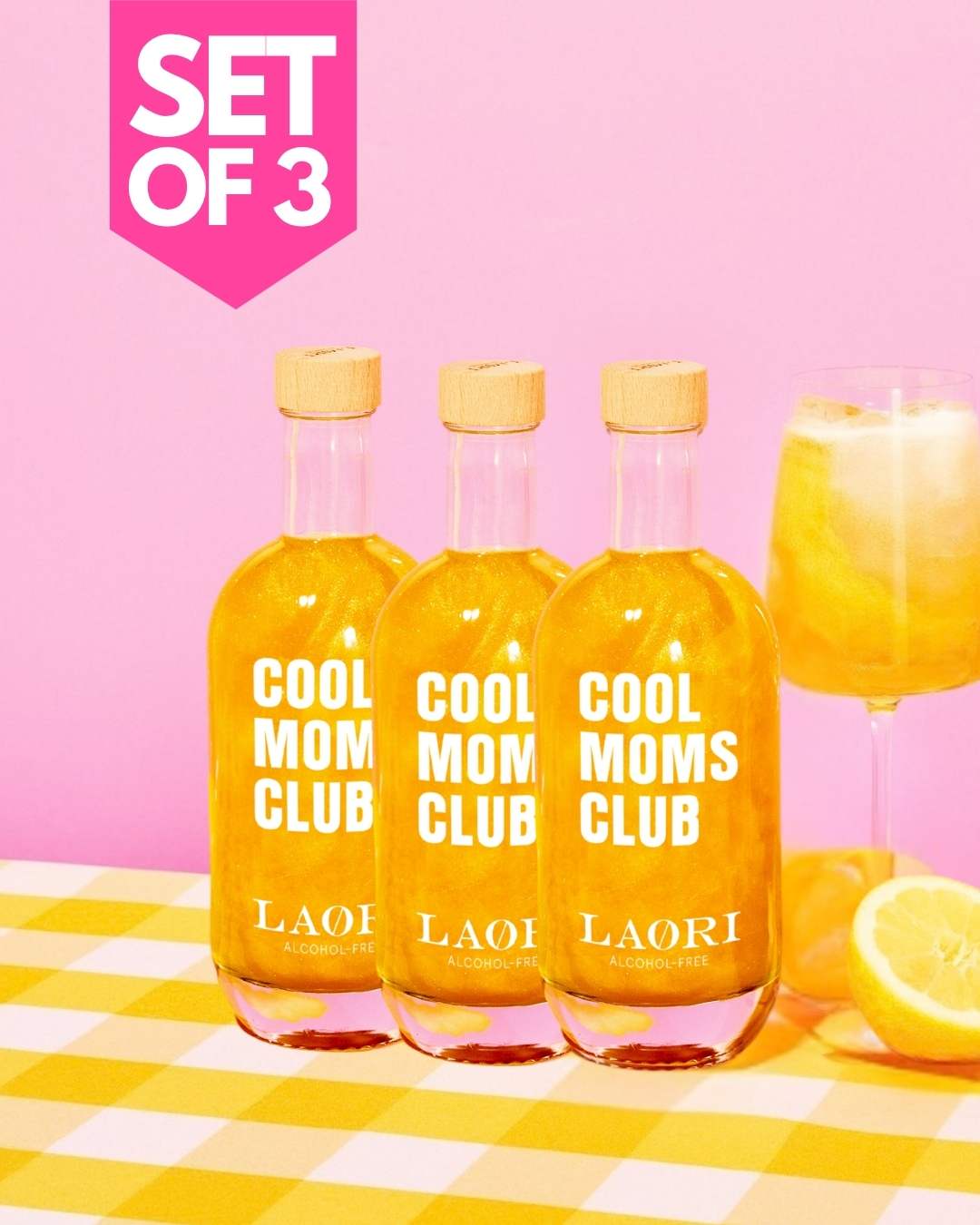 Set of 3 Glitter Spritz: Don't be a Lady. Be a legend.