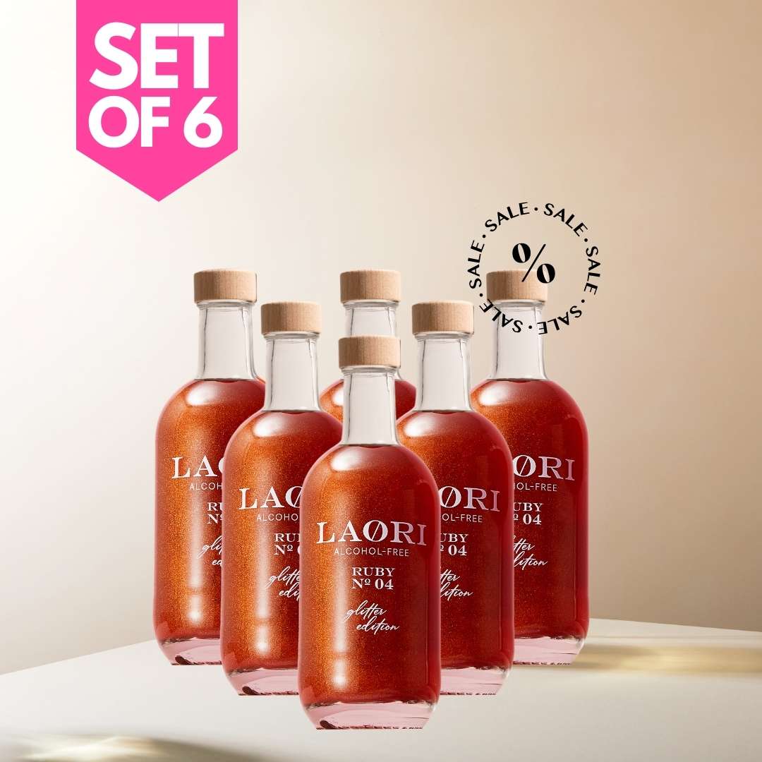 6er Set - RUBY NO 4 - GLITZER SPRITZ (0,5L) - VORTEILSSET