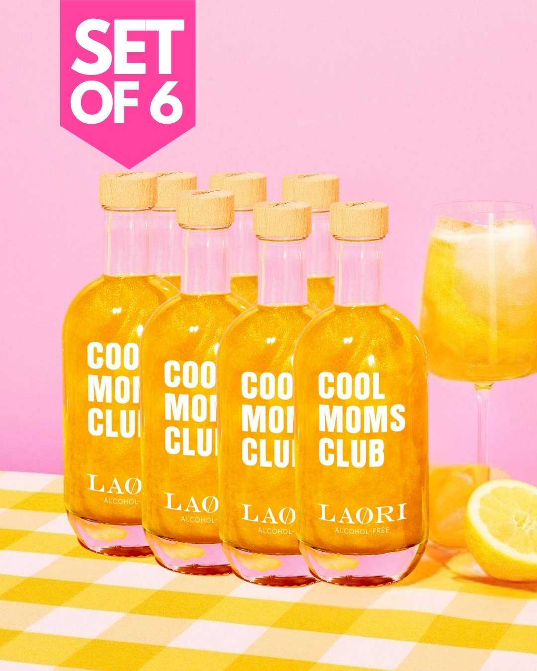 Set of 6 Amalfi Glitter Spritz: Older, Wiser, hotter than ever