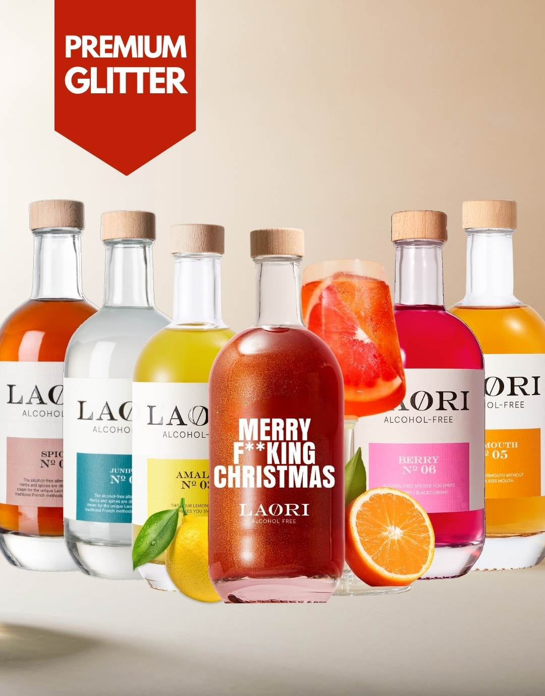 LECKERES PROBIERSET: ALLE LAORI ALTERNATIVEN MIT CHRISTMAS GLITZER SPRITZ