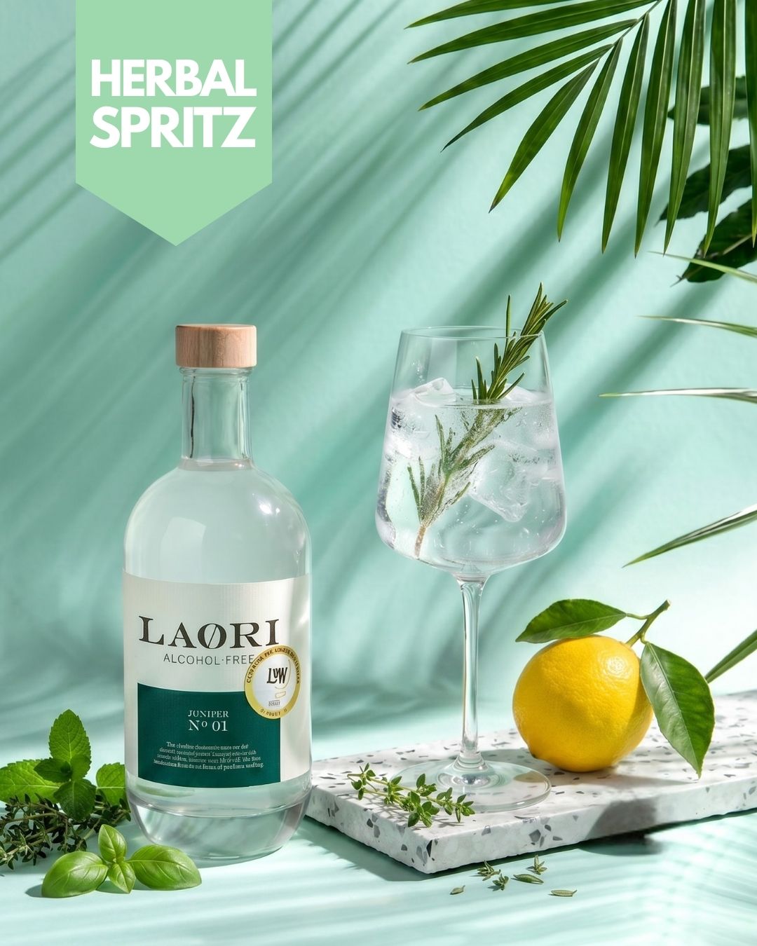 Alkoholfreier Herbal Spritz von Laori