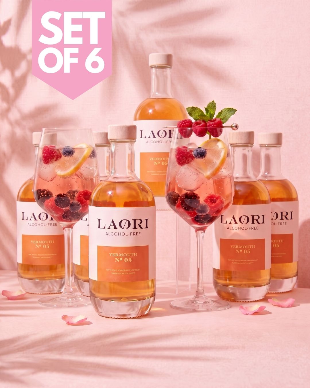 6er Set - Laori Vermouth No 5 - Weinaperitif