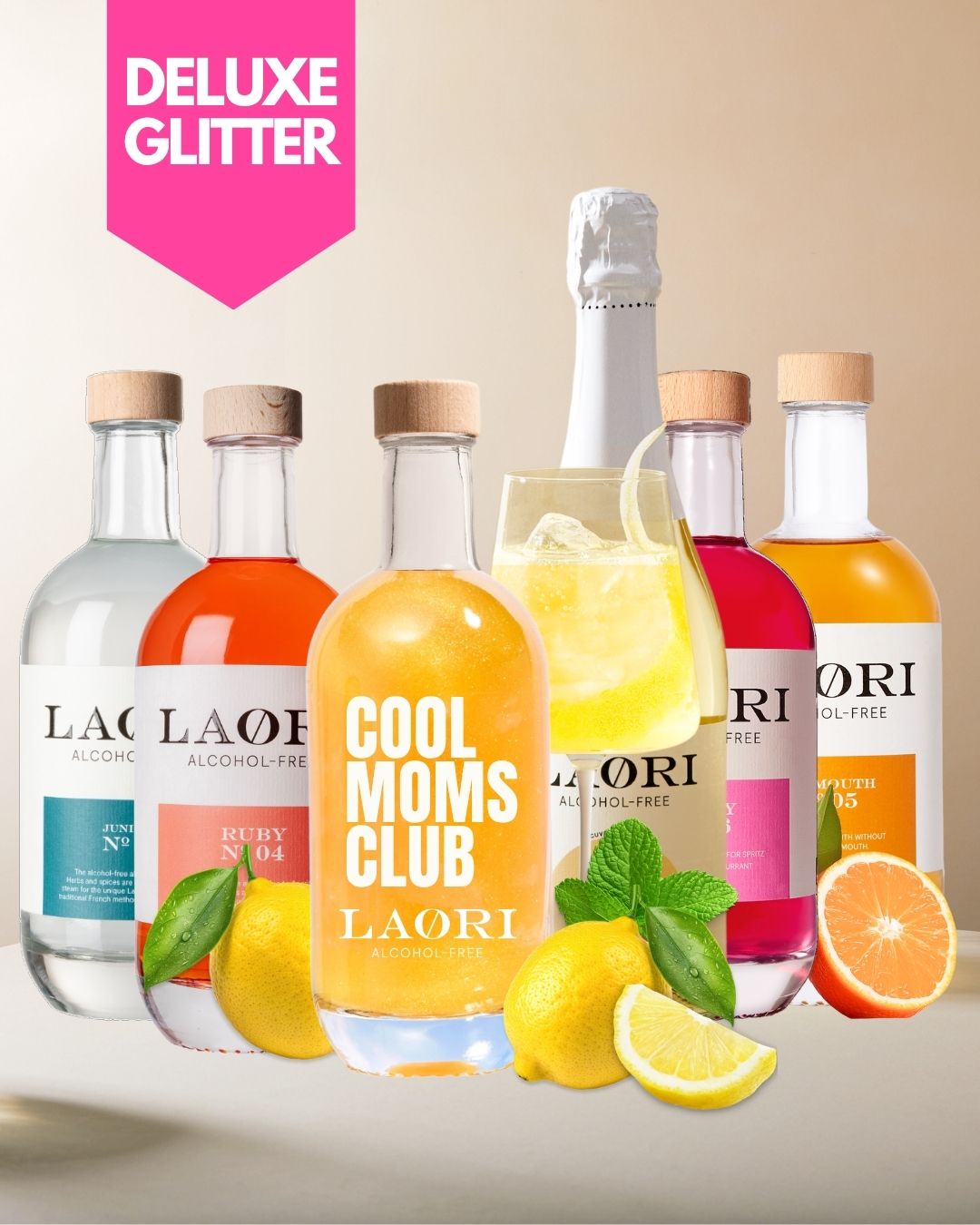 Amalfi Glitzer Probierset Deluxe- 6 Laori Sorten im Set