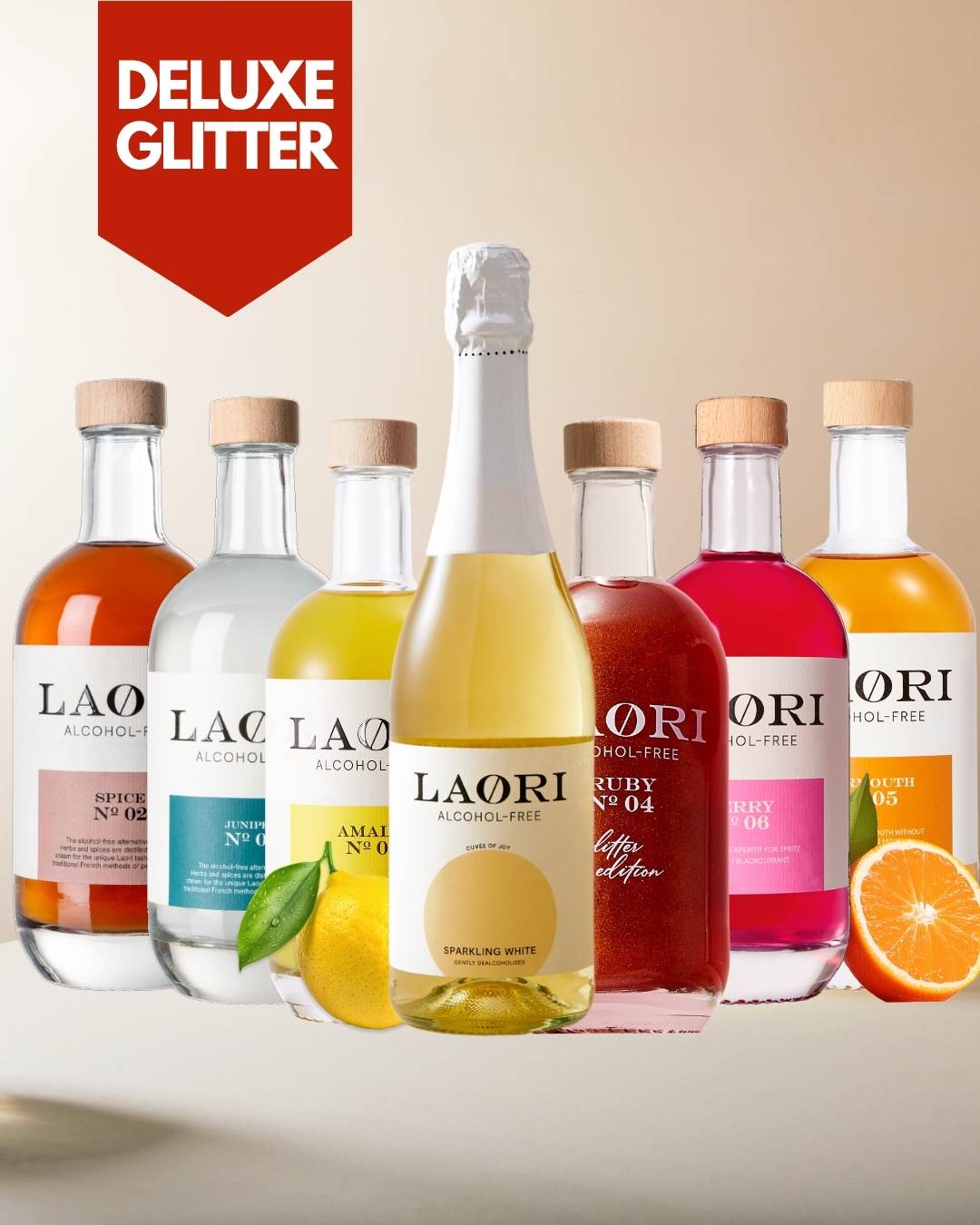 Glitter tasting set deluxe - all 7 Laori varieties