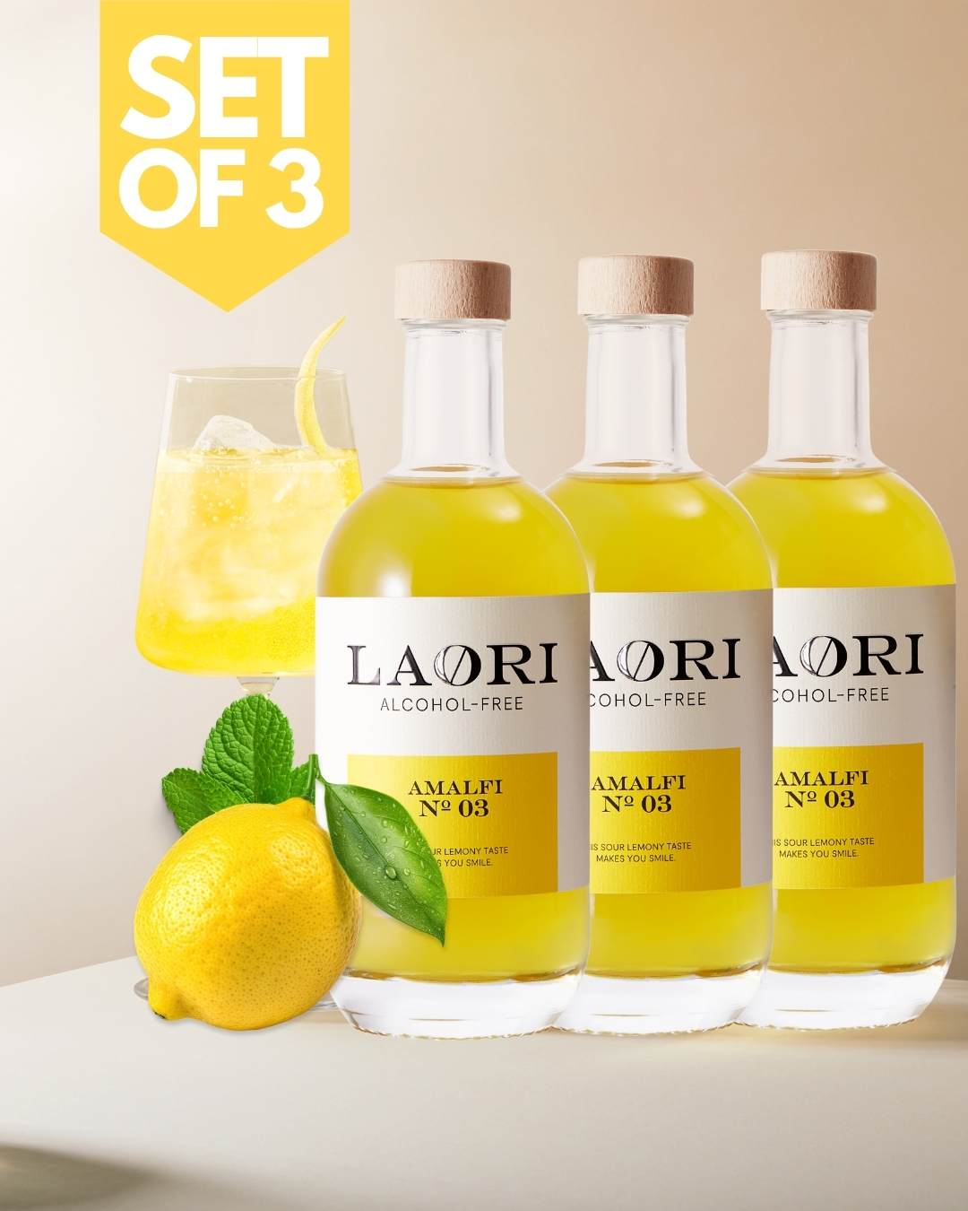 SET OF 3: LAORI AMALFI NO 03 (0.5L) - VALUE SET