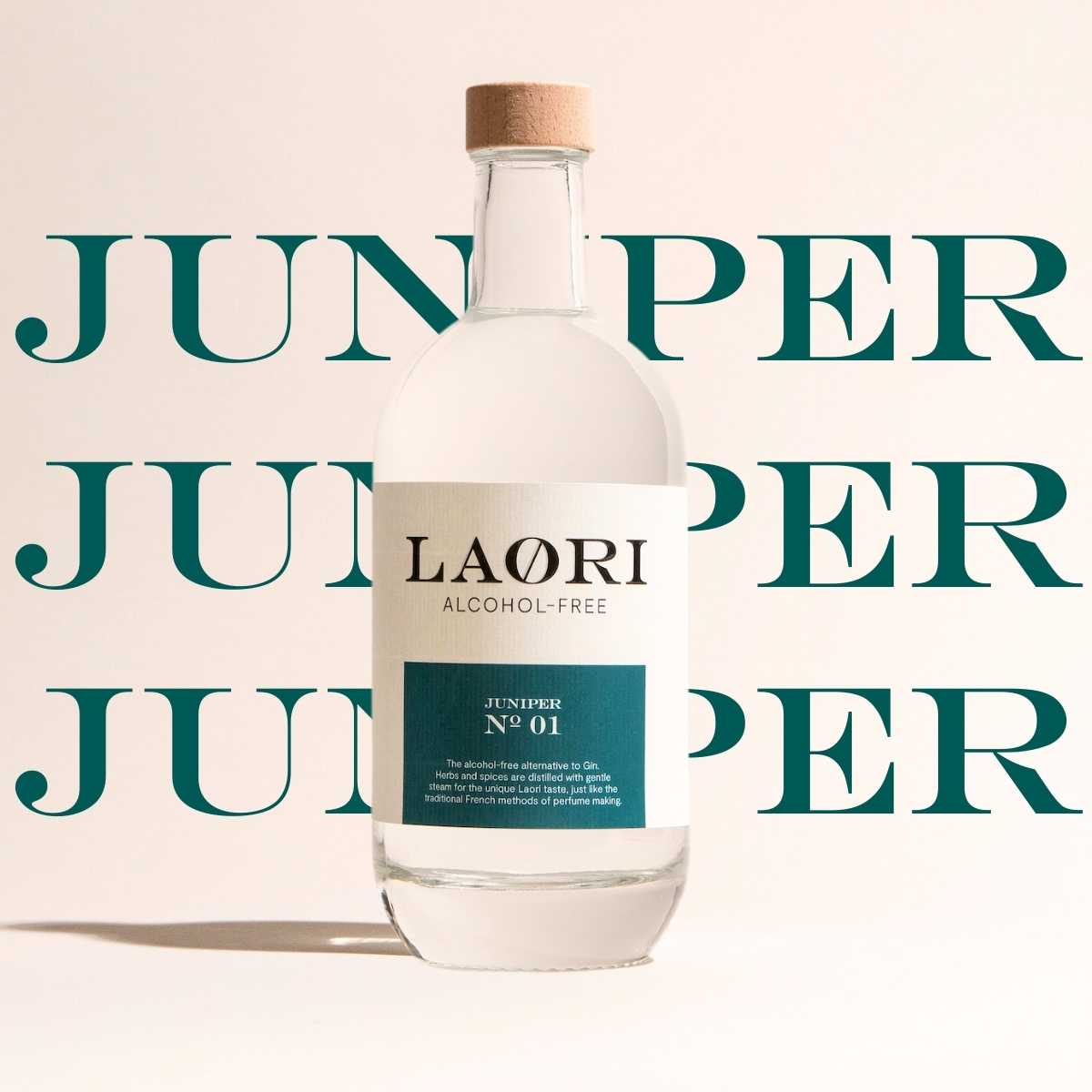 Mini tasting set: Laori Juniper Mini (0.05l) + free tonic water