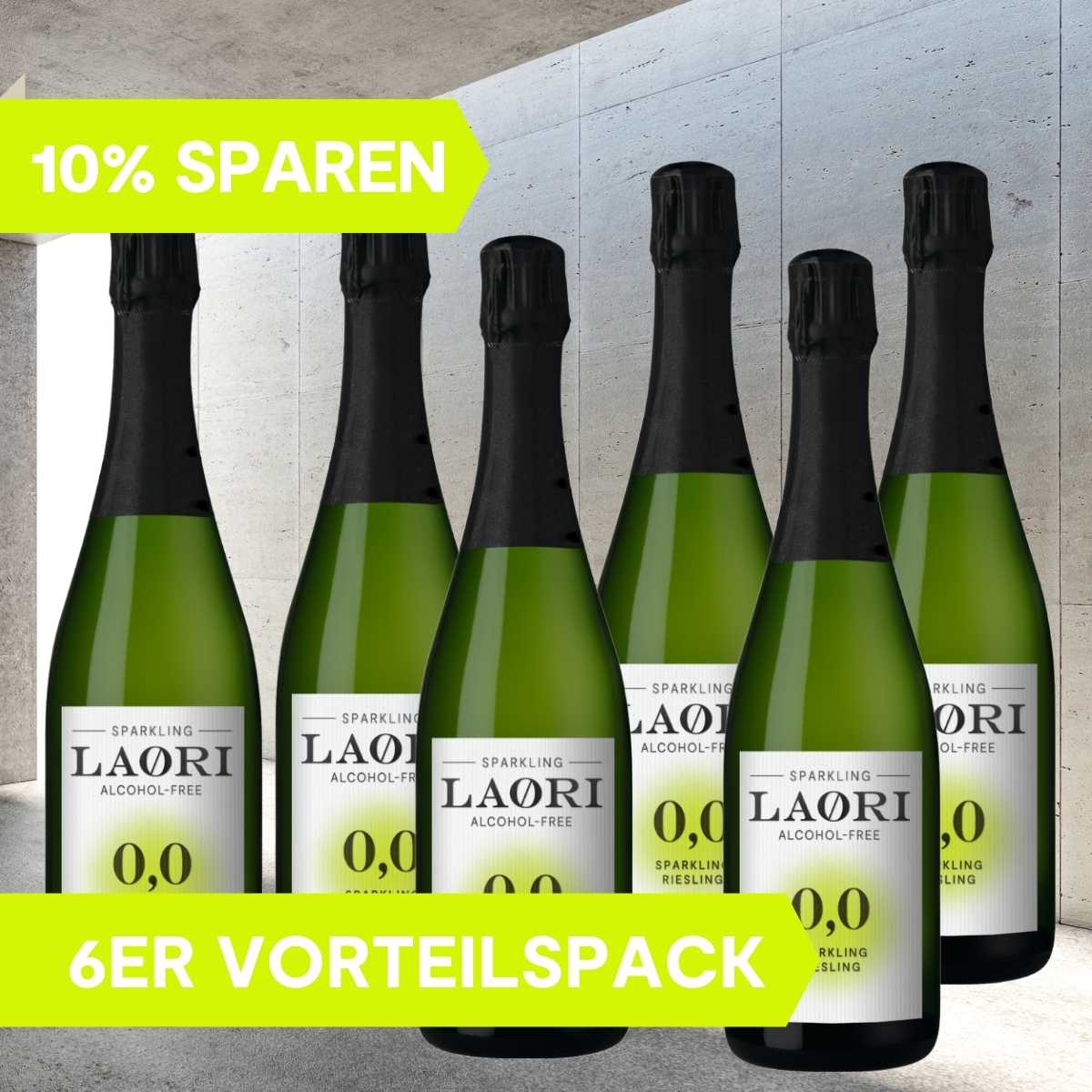 Have it all: 6x Laori Sparkling Riesling (0.75l) - value package