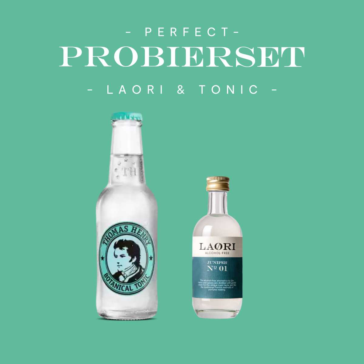 Mini Probierset: Laori Juniper Mini (0,05l) + Gratis Tonic Water